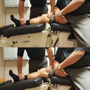 image Ashburn and Herndon chiropractic distraction treatment for knee pain